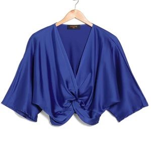 Reneec USA Royal blue twist top
